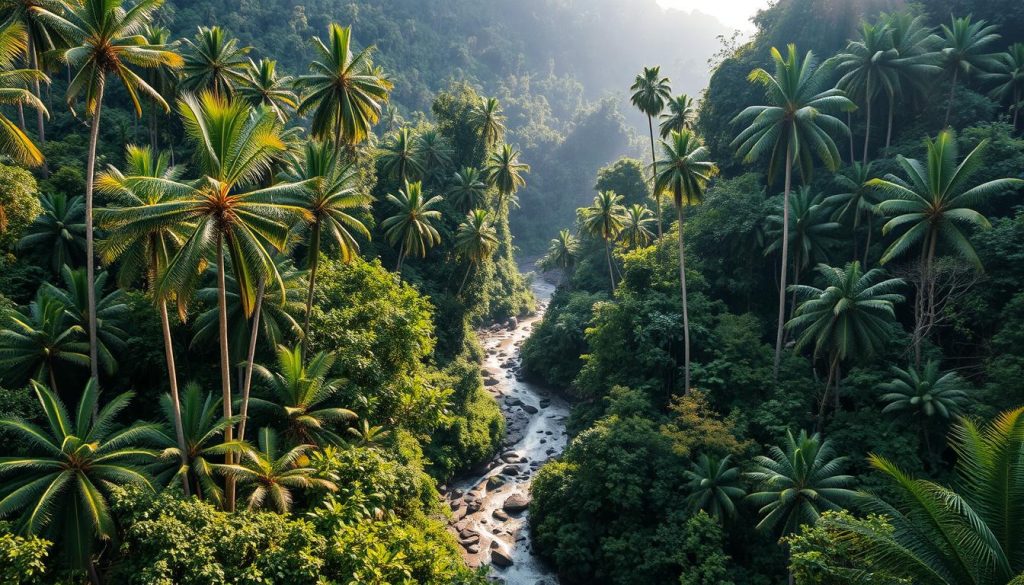 keunikan wisata hutan tropis sumatra utara