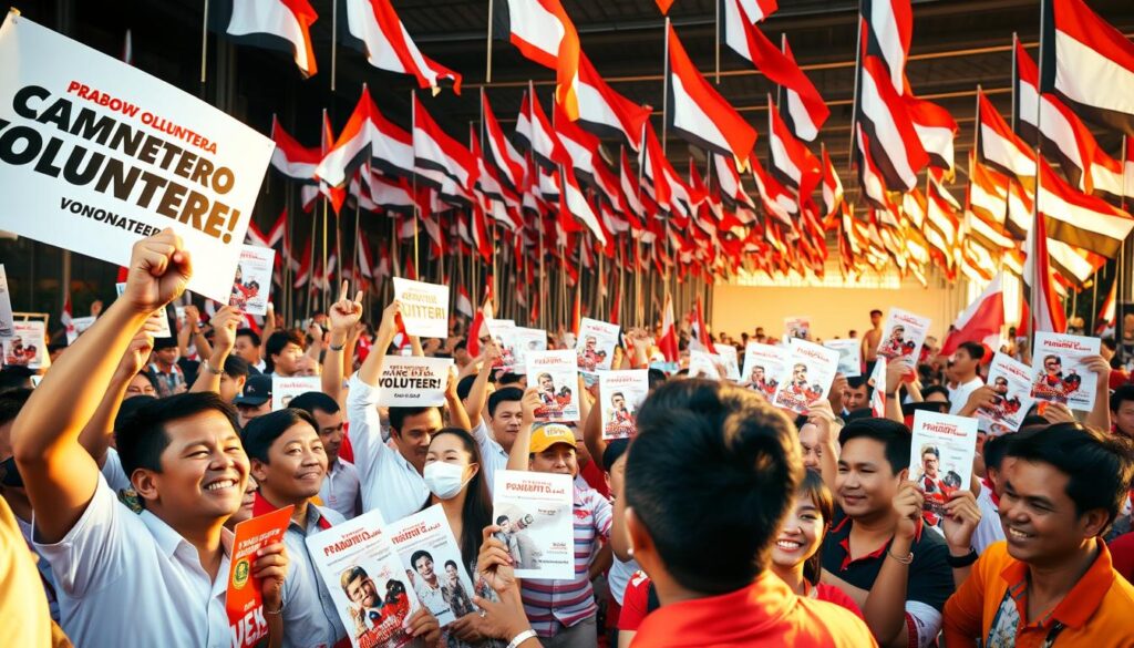 aktivitas relawan prabowo