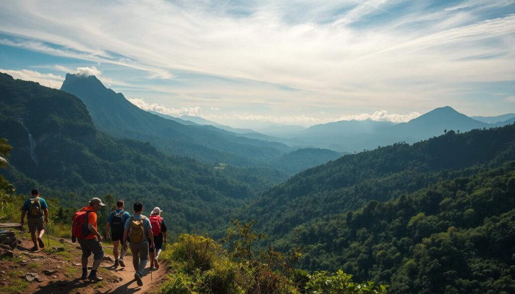 hiking di Indonesia hiking di Indonesia