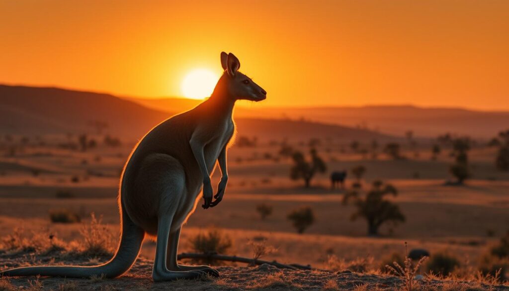 pandangan ke depan kanguru australia pandangan ke depan kanguru australia