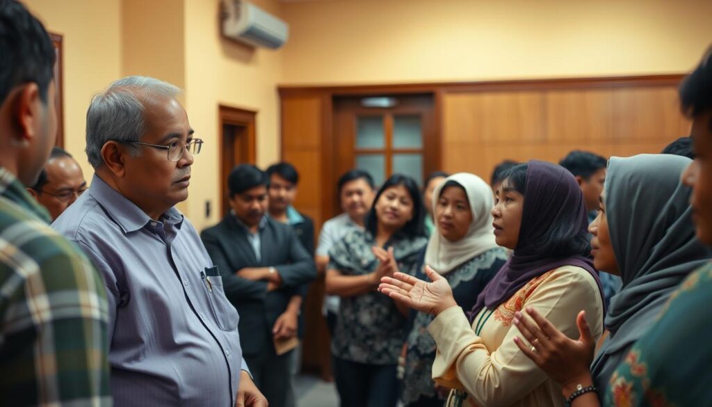 Senator Sumbar berdialog dengan konstituen Senator Sumbar berdialog dengan konstituen